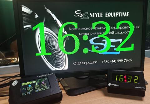 Аппаратный таймер времени в аренду Киев, Украина CountDown Touch Timer 